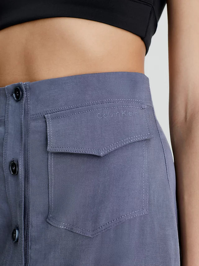 Drappy tencel skirt, wet slate