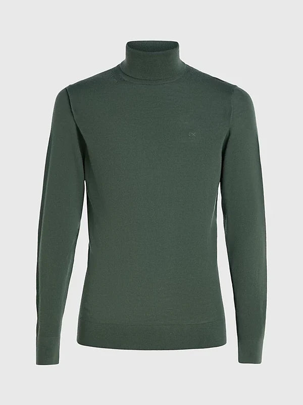MERINO TURTLE NECK, THYME