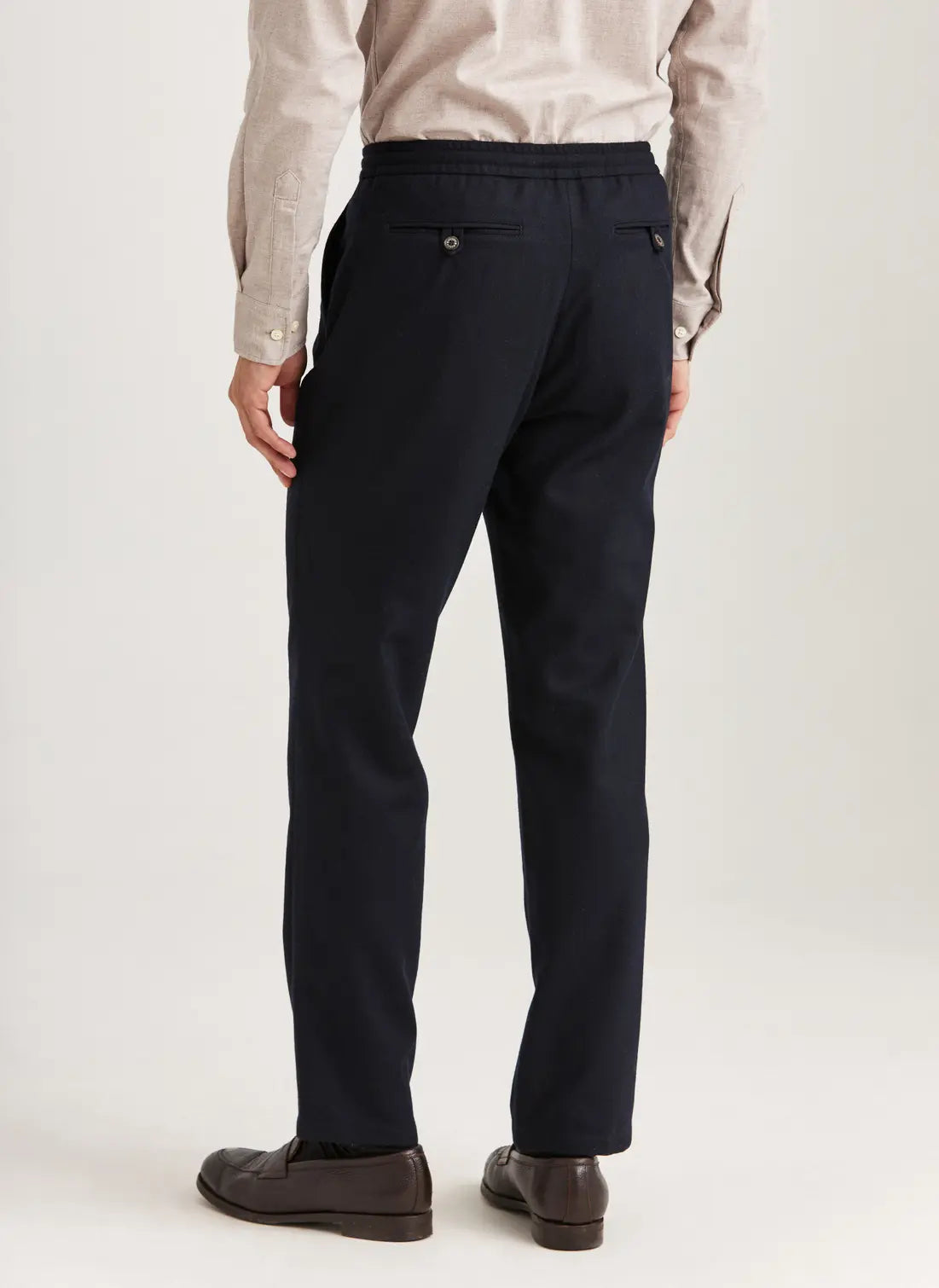 FENIX WOOL TROUSERS, NAVY