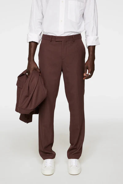 LOIS ACTIVE HOPSACK PANTS, BITTER CHOCOLATE