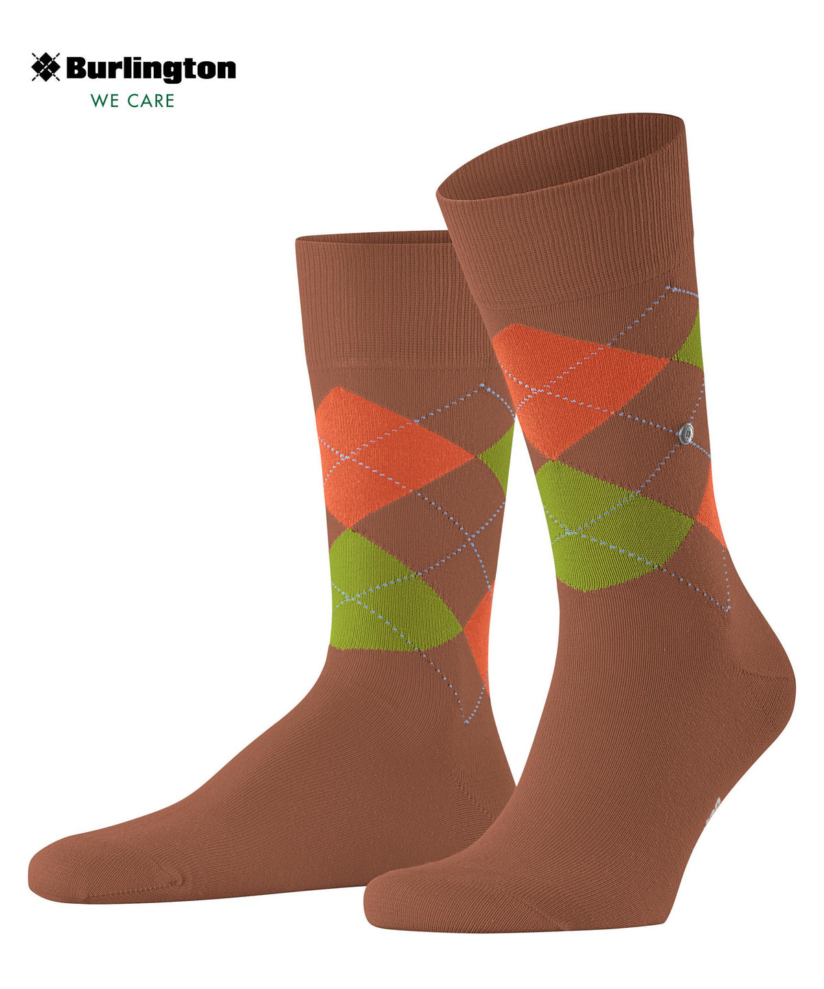 King Socks, Brown/Orange
