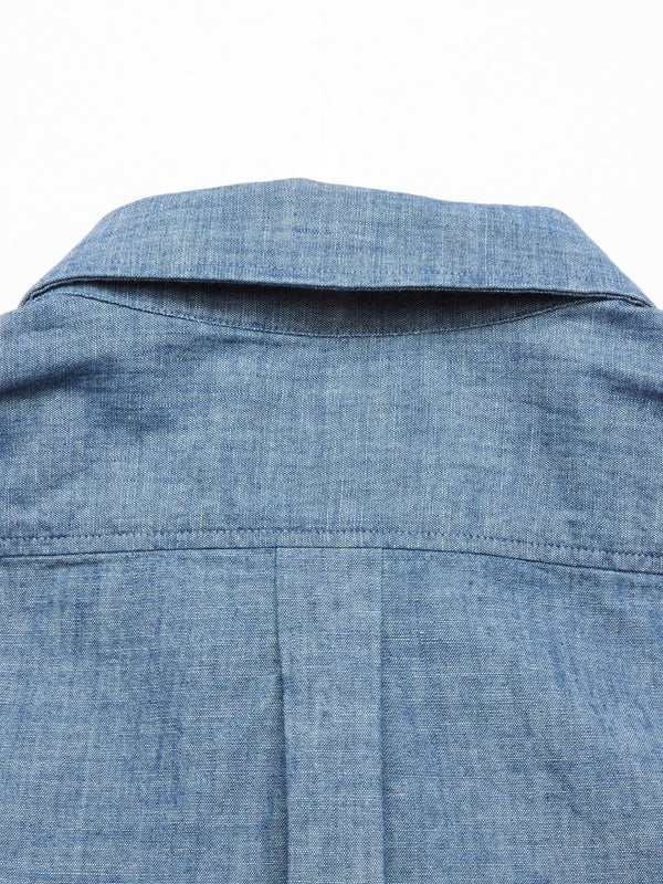 SANDRO CHAMBRAY SHIRT, CHAMBRAY