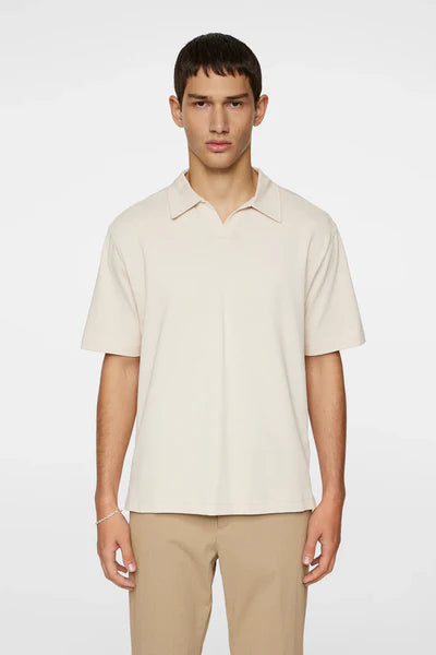 ROY RELAXED POLO PIQUE, MOONBEAM