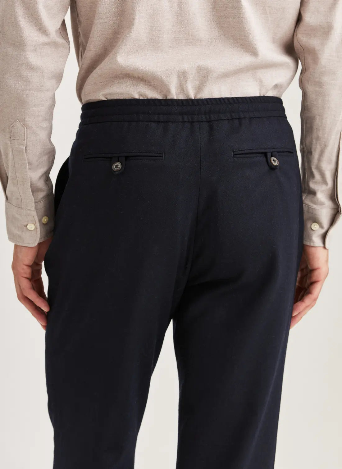 FENIX WOOL TROUSERS, NAVY