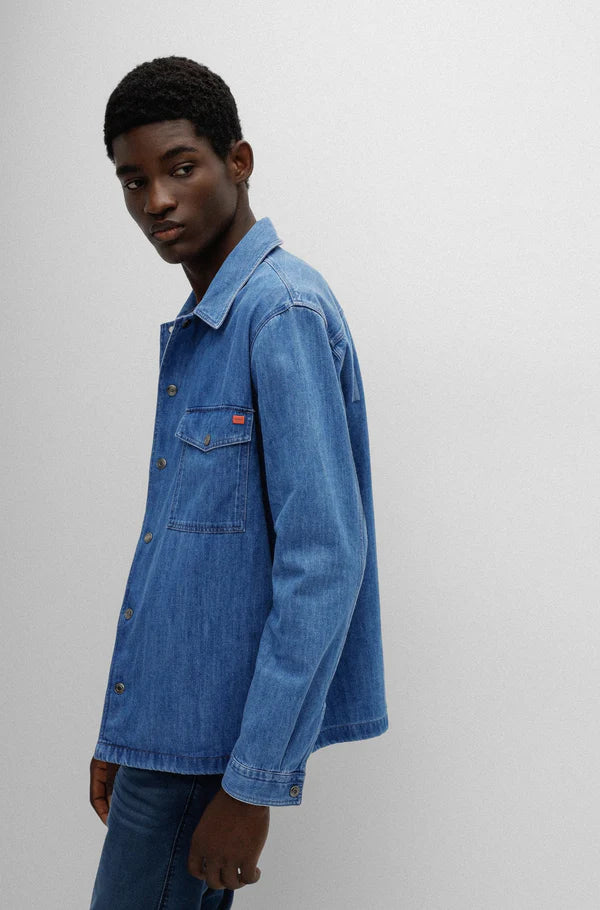 ENALU OVERSHIRT, OPEN BLUE