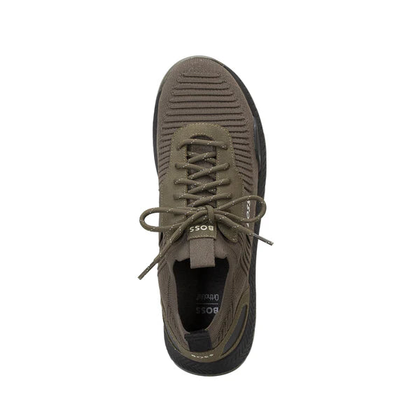 TITANIUM RUNN LACE-UP SNEAKERS, DARK GREEN