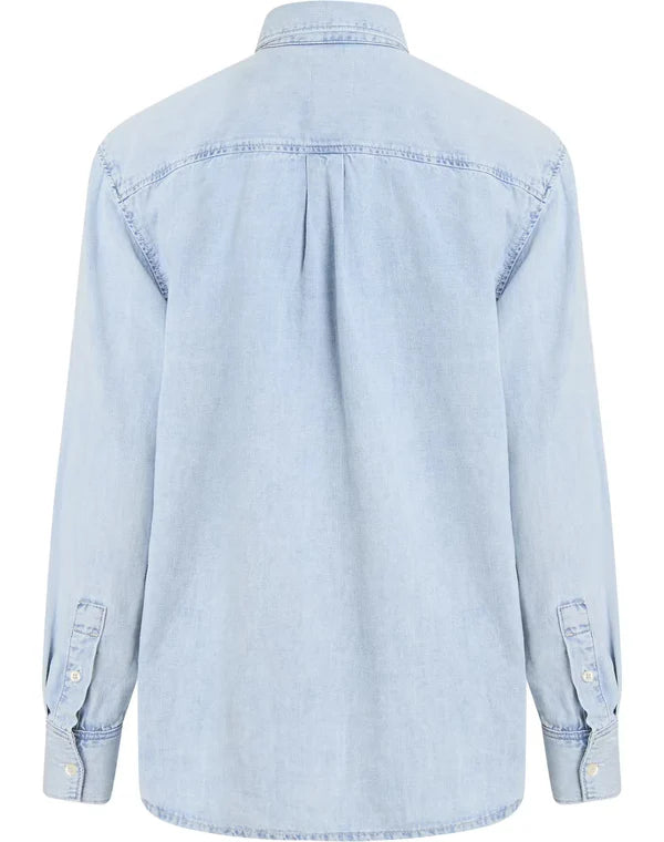 LS LW DENIM SHIRT, DENIM LIGHT