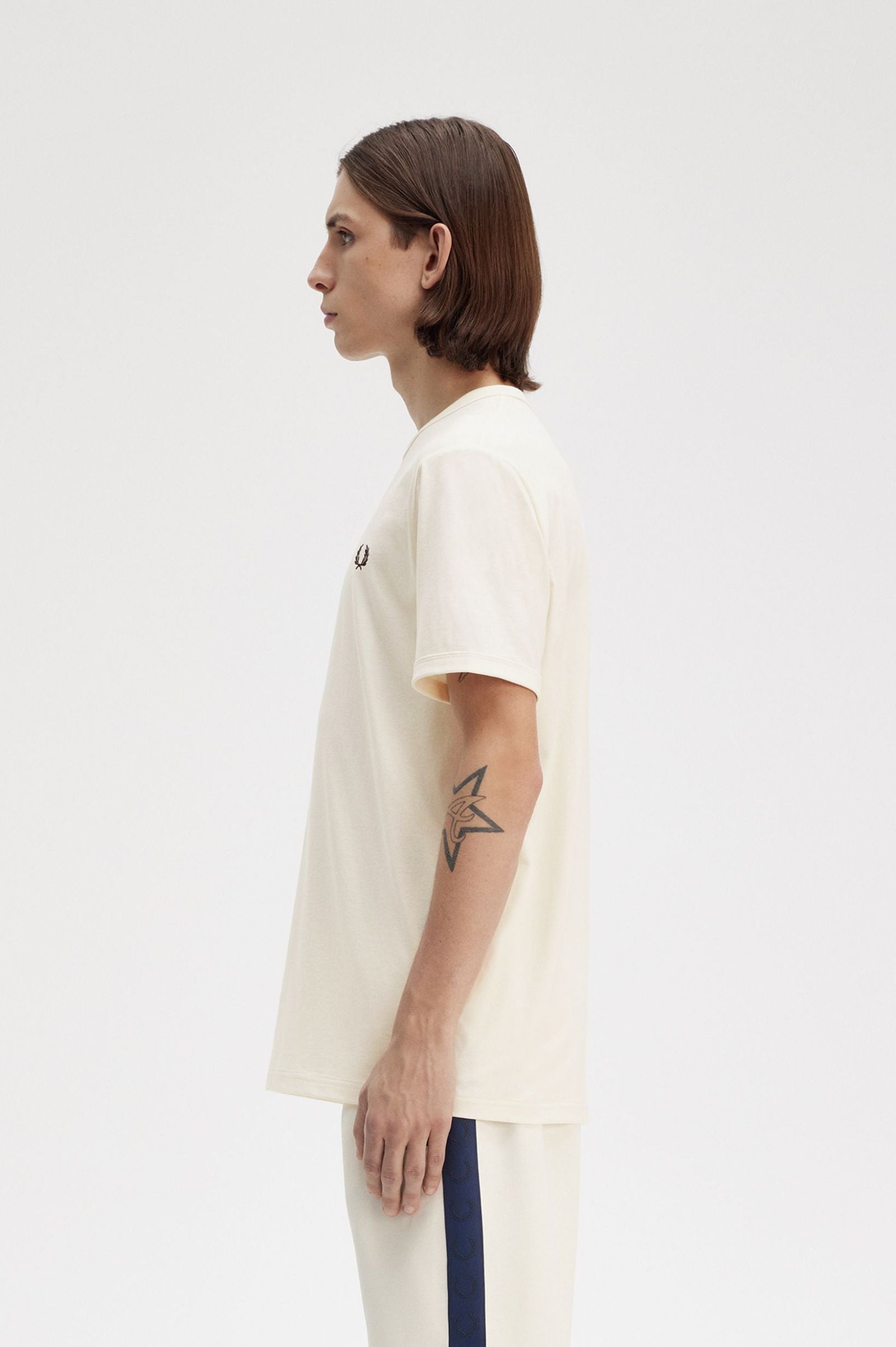 RINGER T-SHIRT, ECRU