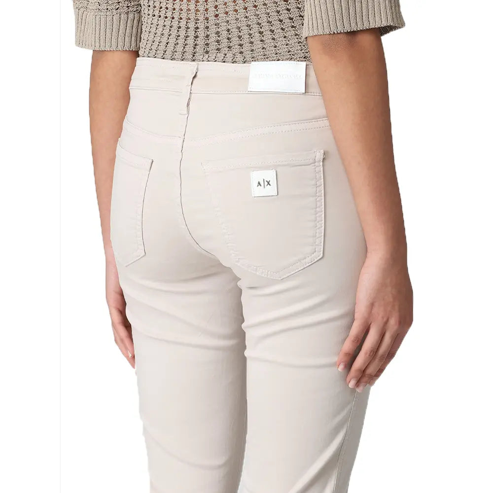 Woman woven 5 pockets pants, aura