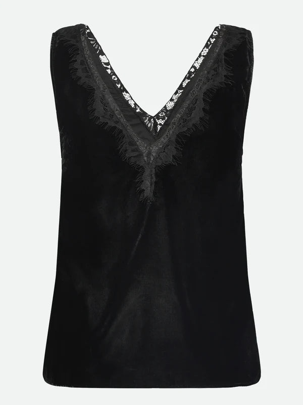 Aomi Lace Top, Black