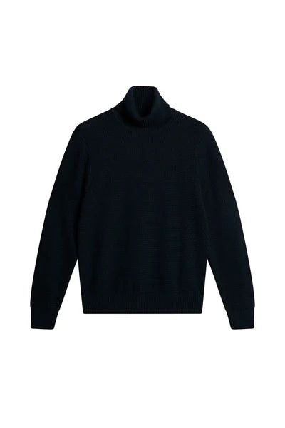 OLIVERO TURTLENECK SWEATER, BLACK