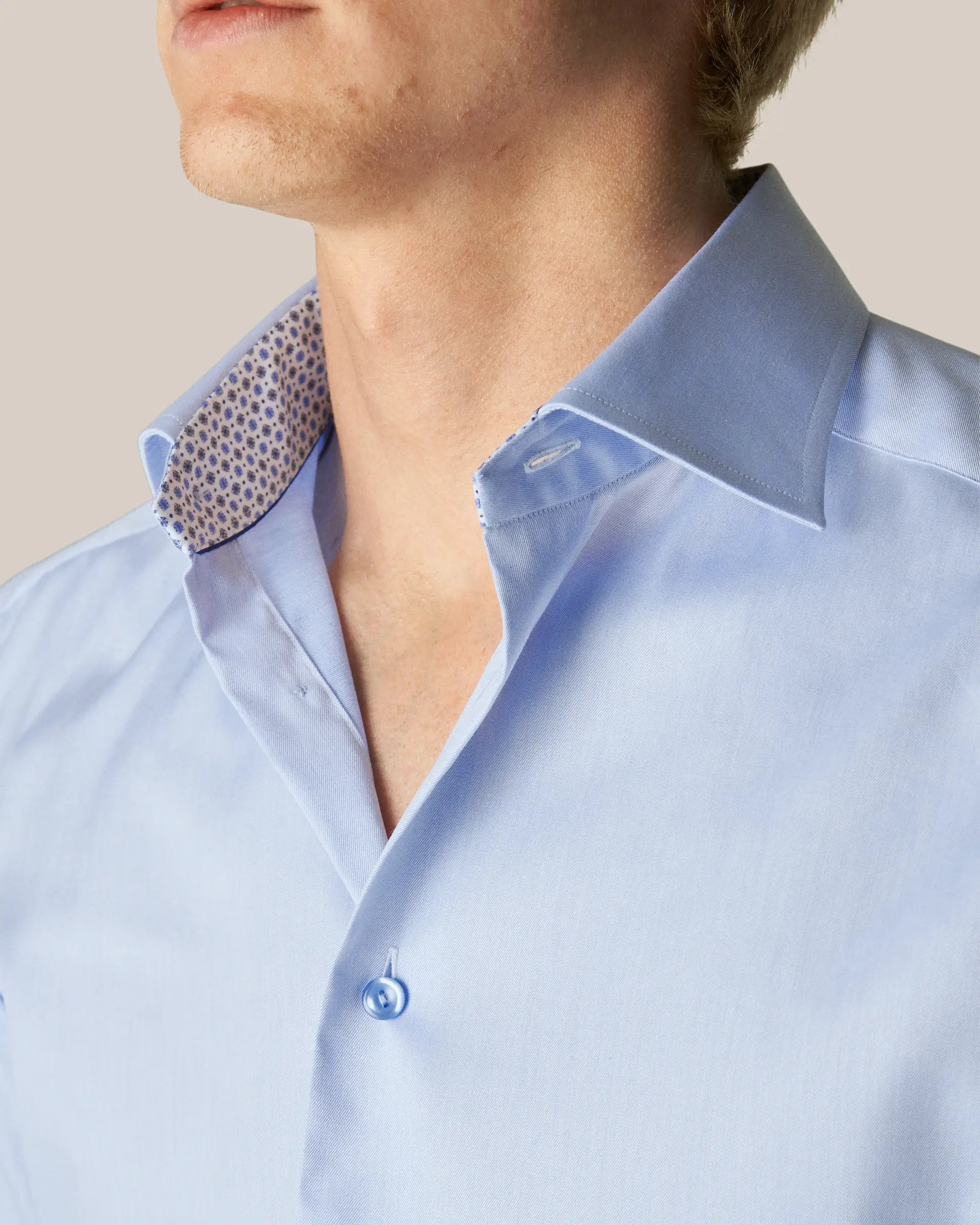 Signature twill, contemp, light blue