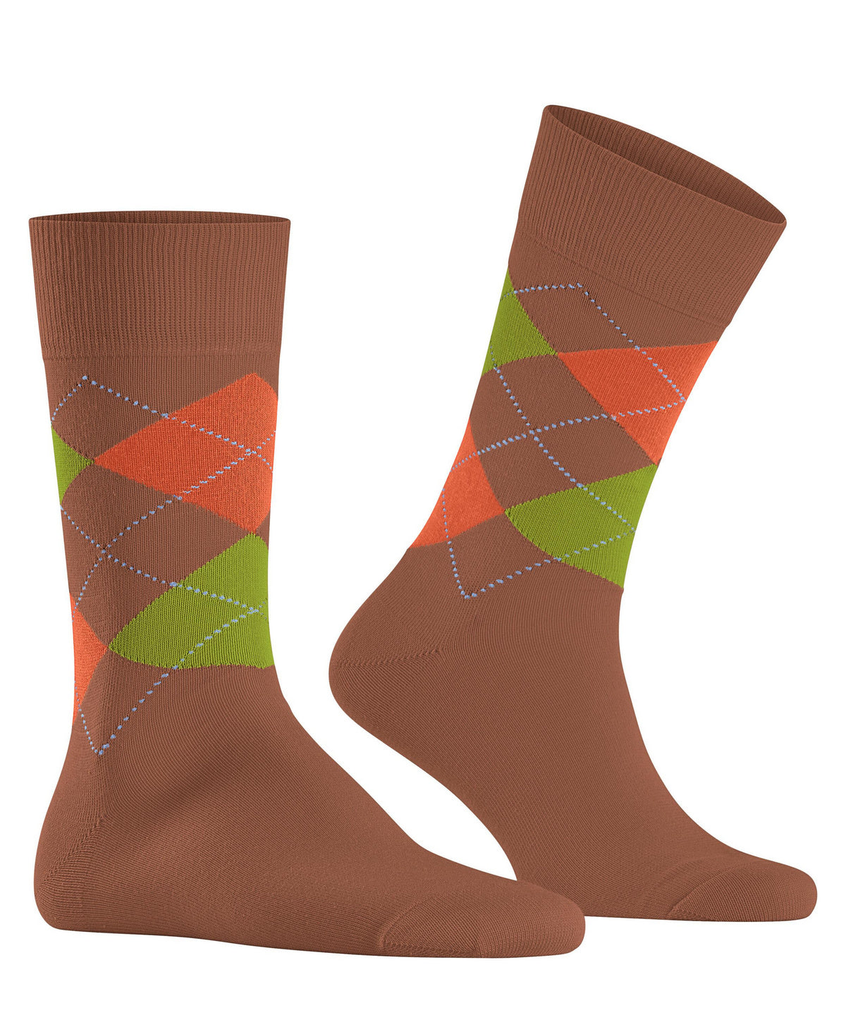 King Socks, Brown/Orange
