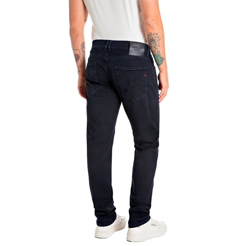 ROCCO HYPERFLEX JEANS, DARK BLUE