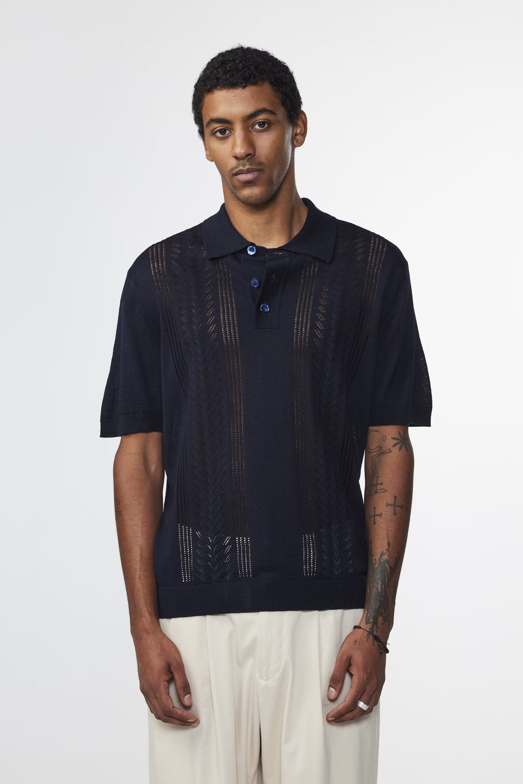 Thor SS Polo 6539, Navy Blue