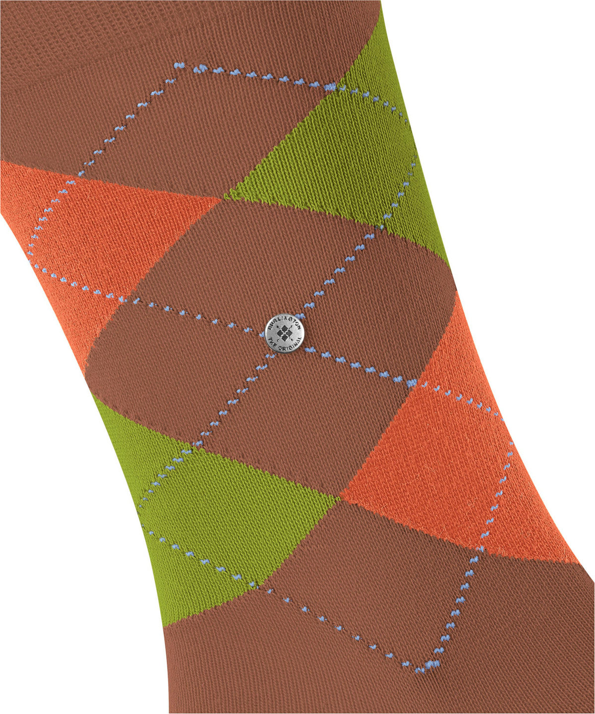 King Socks, Brown/Orange