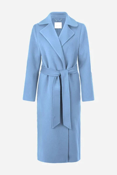 DOUBLE FACE COAT, OCEAN BLUE
