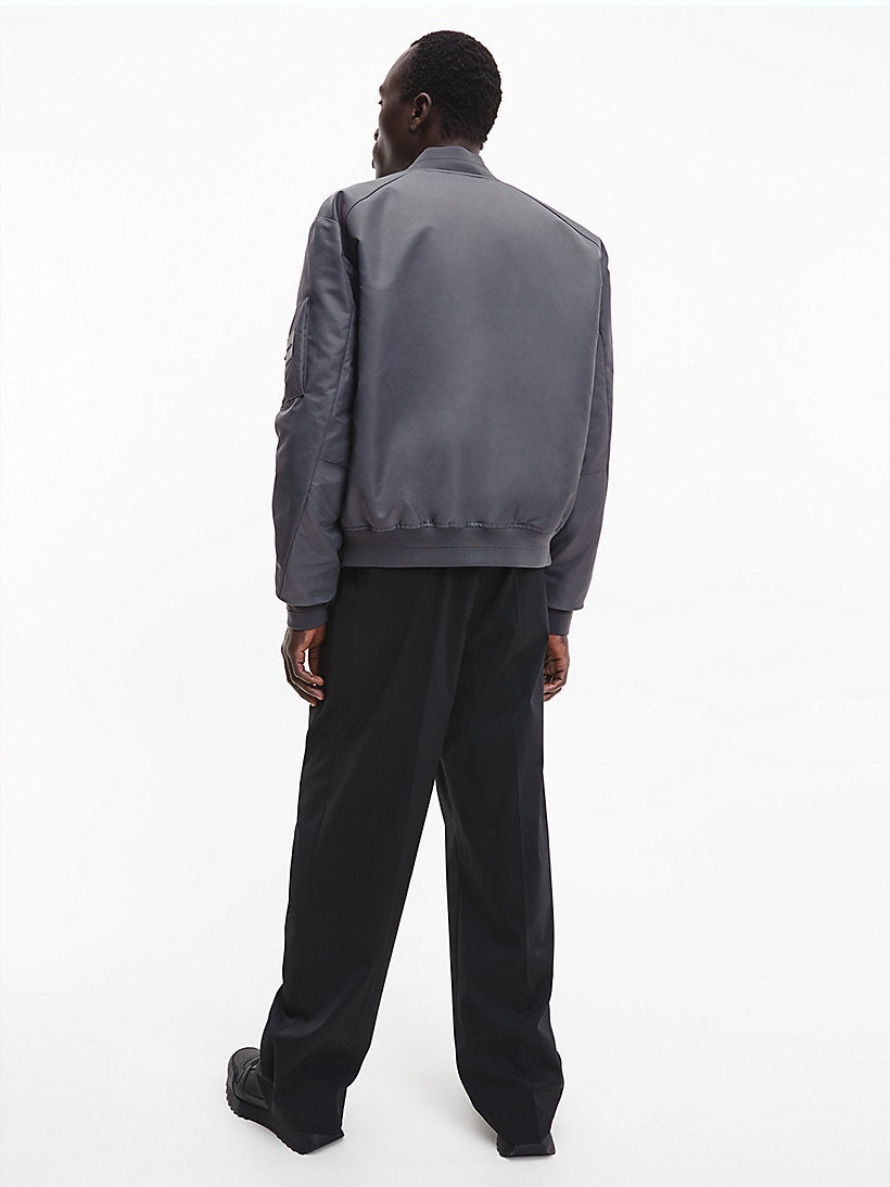 Sateen hero bomber, grey