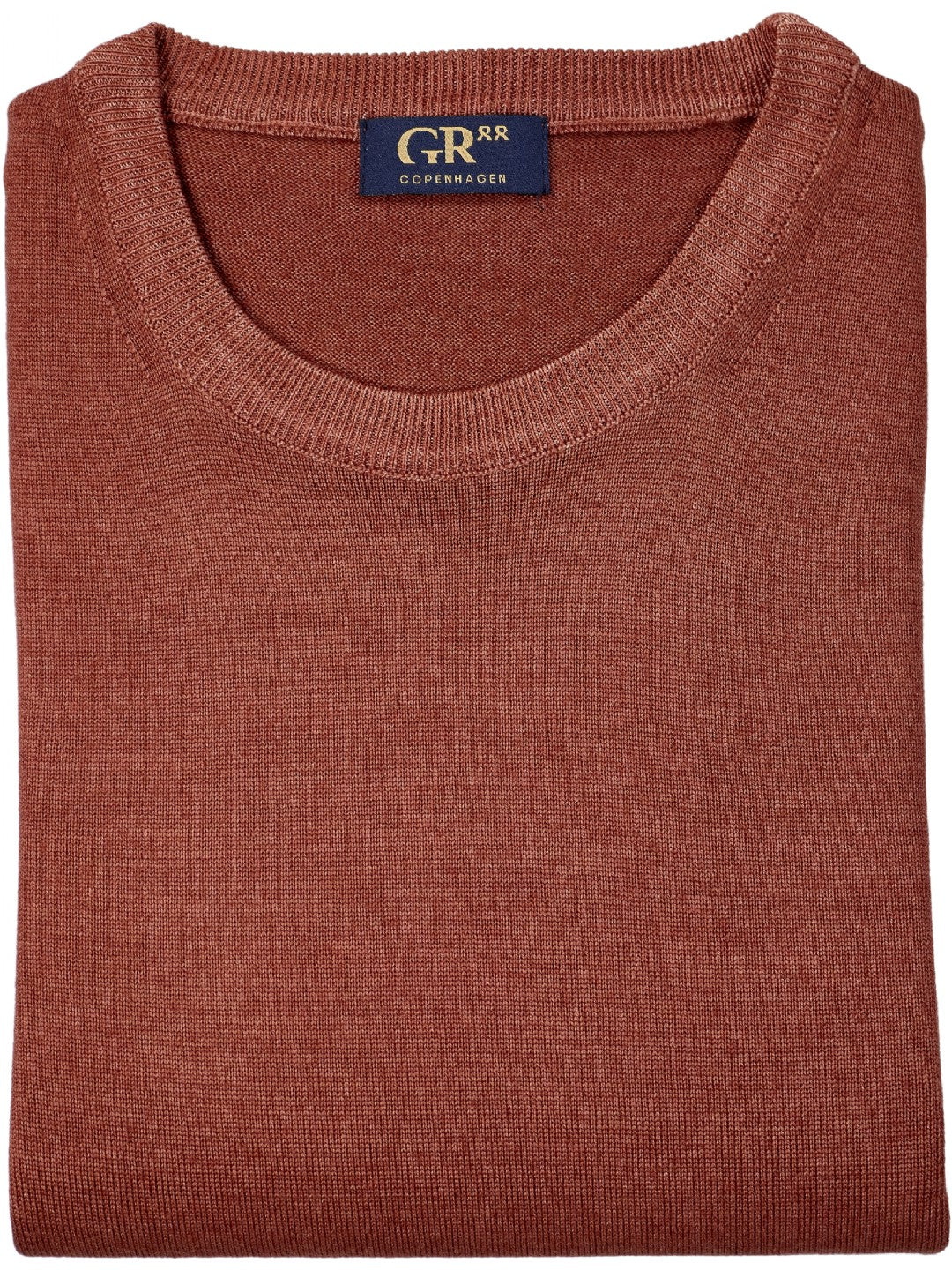 GR88 Jumper strik, crew neck, okker