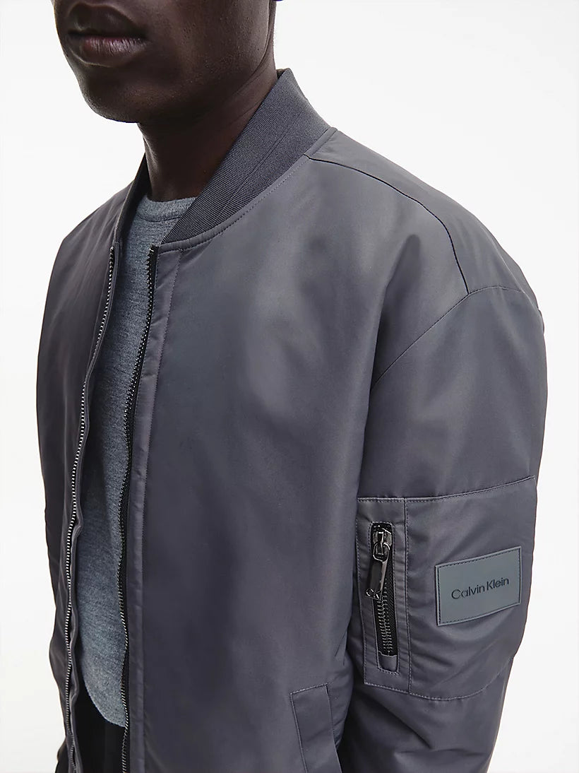 Sateen hero bomber, grey