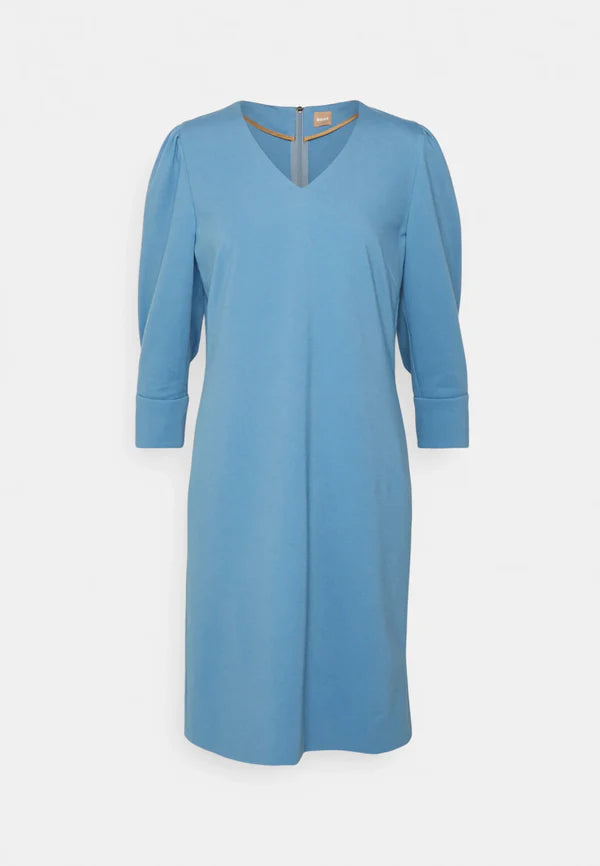 DISTANY DRESS, OPEN BLUE