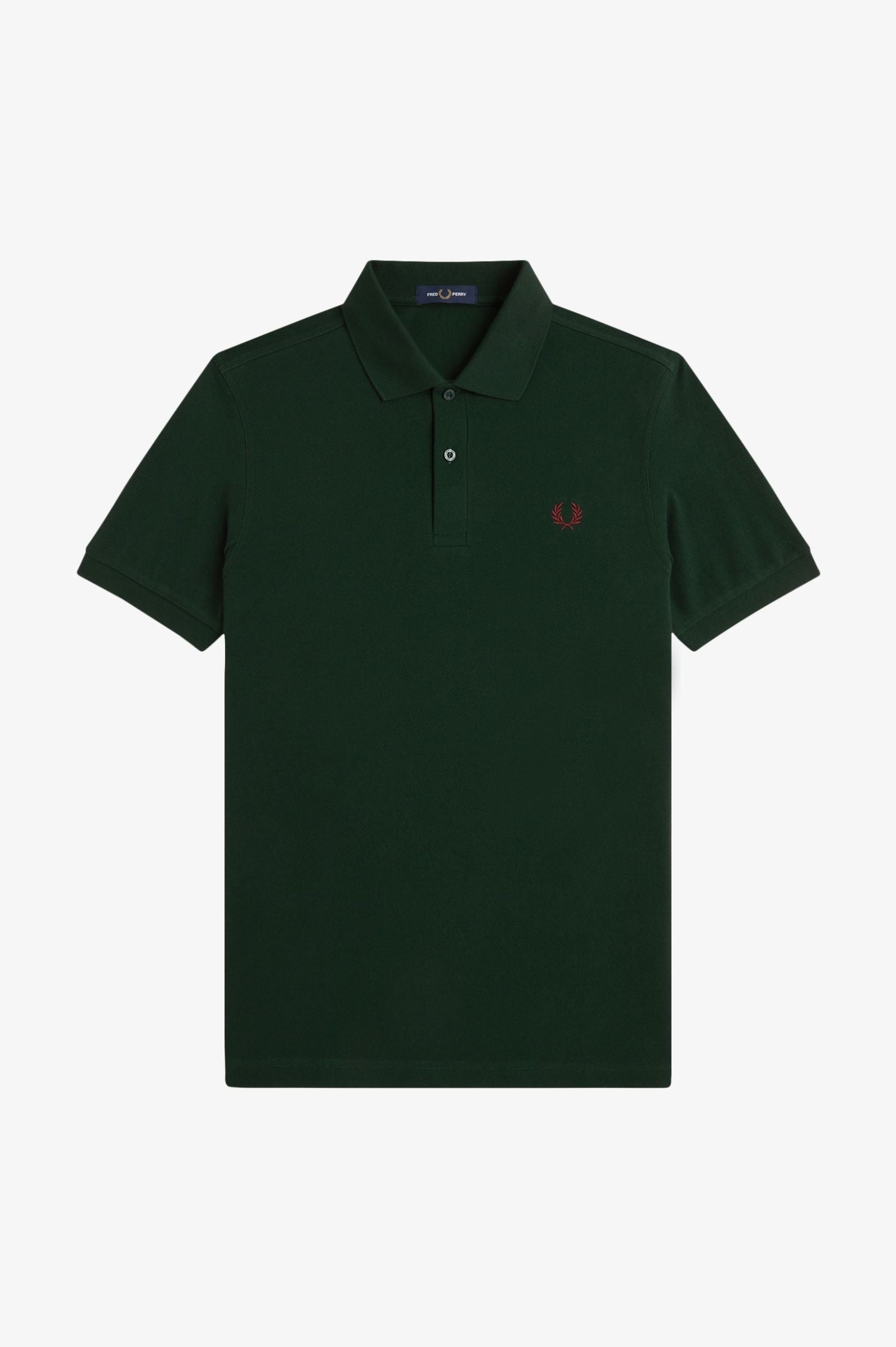 PLAIN FRED PERRY POLO, GRASSROOTS/OXBLOOD