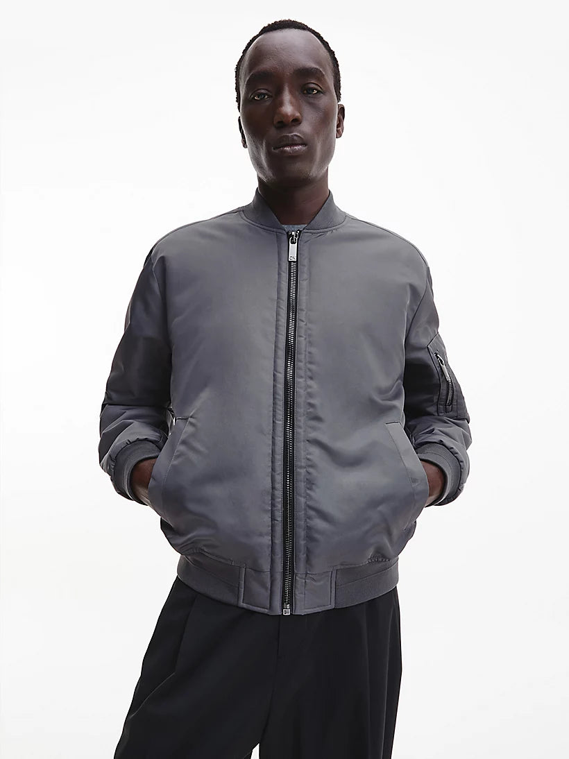 Sateen hero bomber, grey