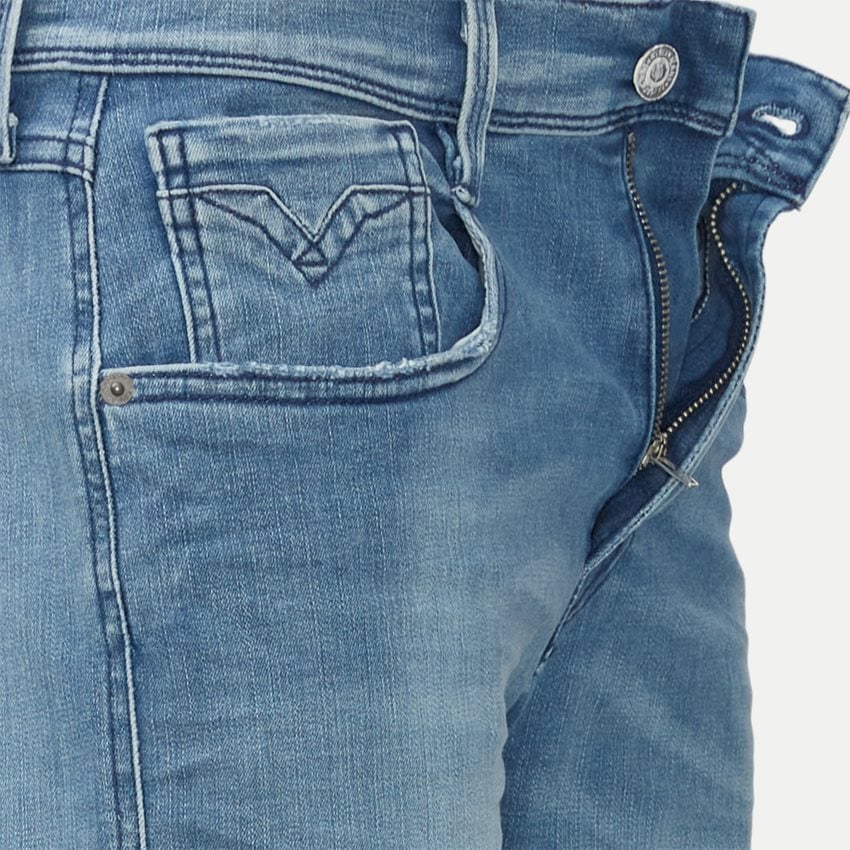 Anbass Hyperflex Jeans, Medium Blue