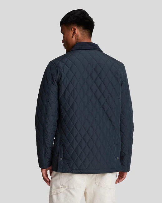 Quilted jacket, dark navy