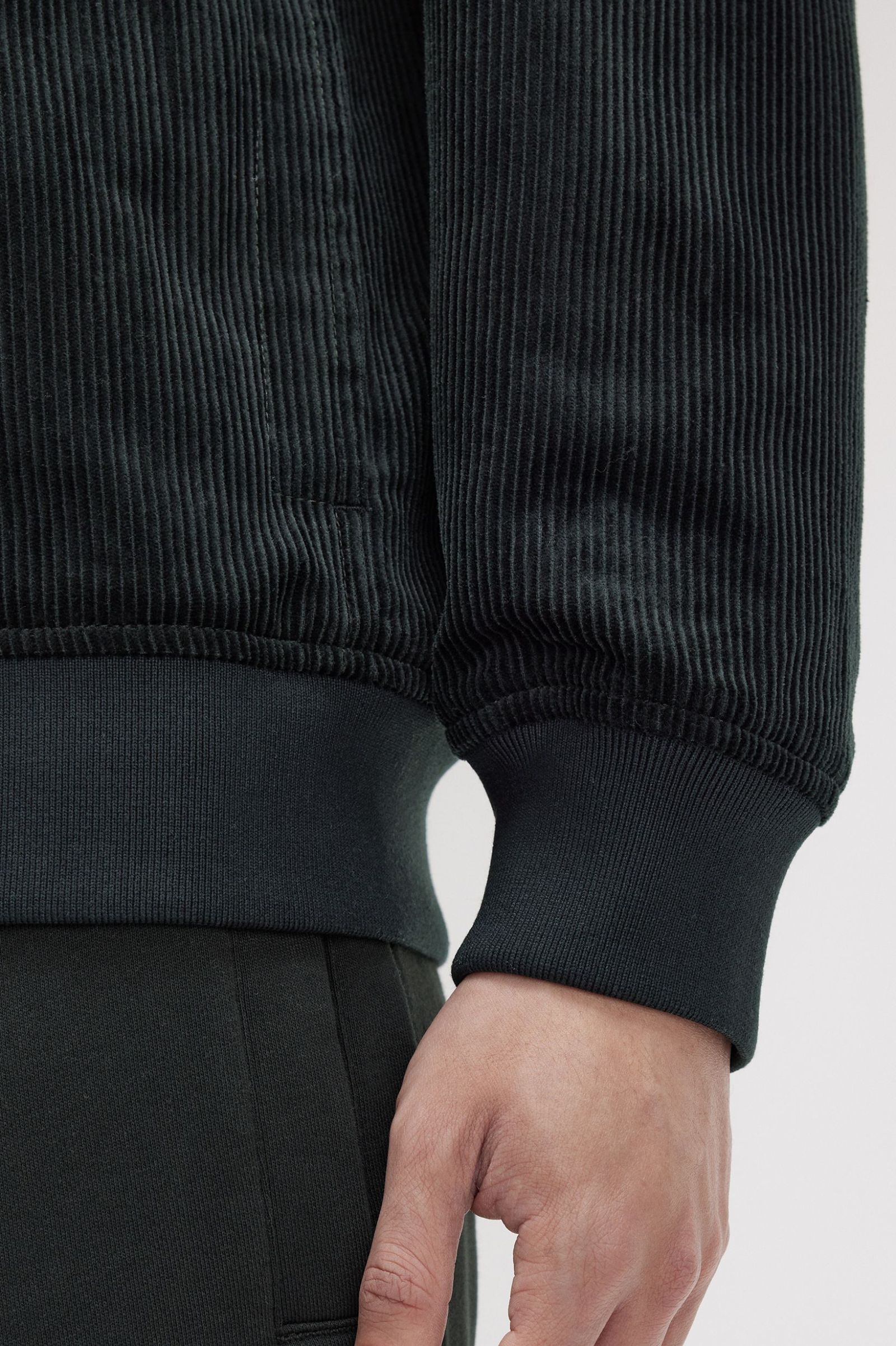 Cord Brentham Jacket, Night Green