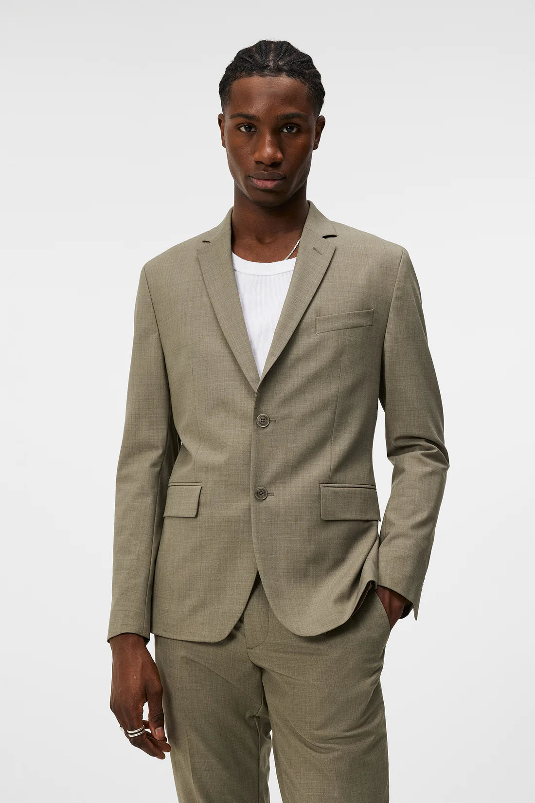 Hopper U Bi-Stretch Blazer, Oil Green