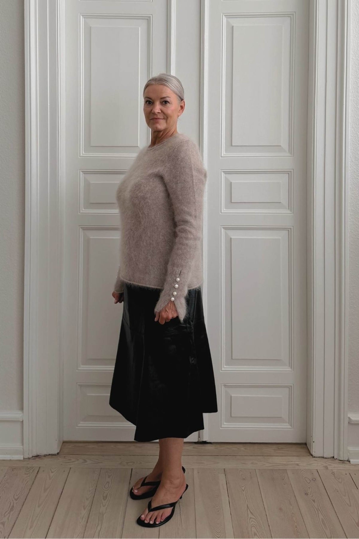 ABBELONE SWEATER BRUSHED, MINK