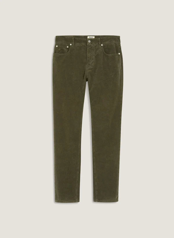 JAMES CORD 5PKT PANTS, OLIVE