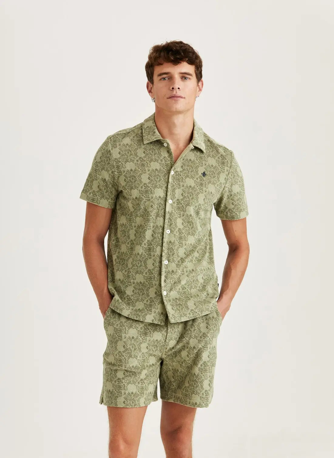 Shellby Terry Shirt, Green