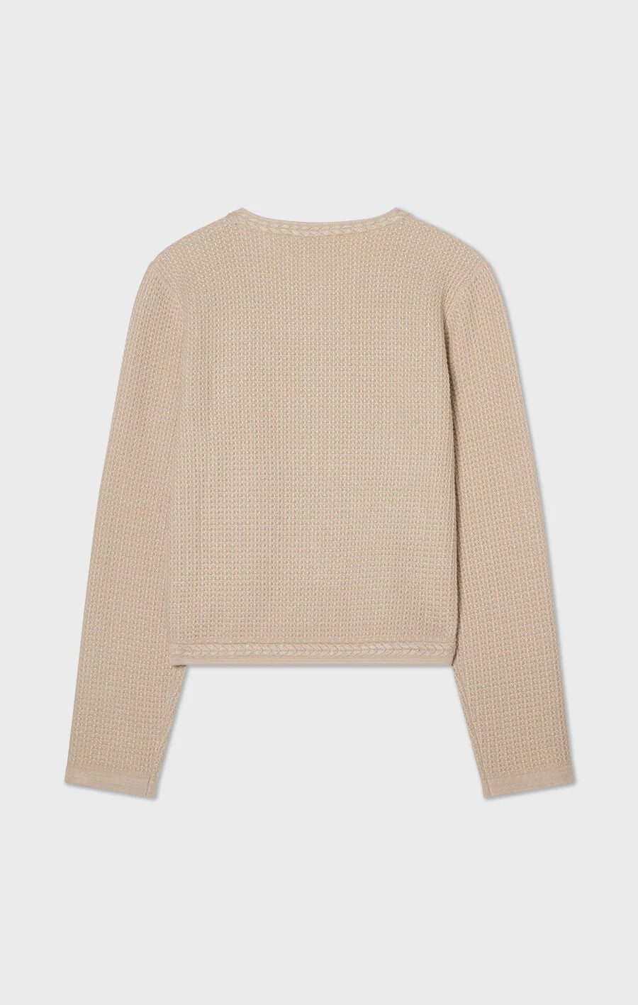 Estelle Solid Cardigan, Sand
