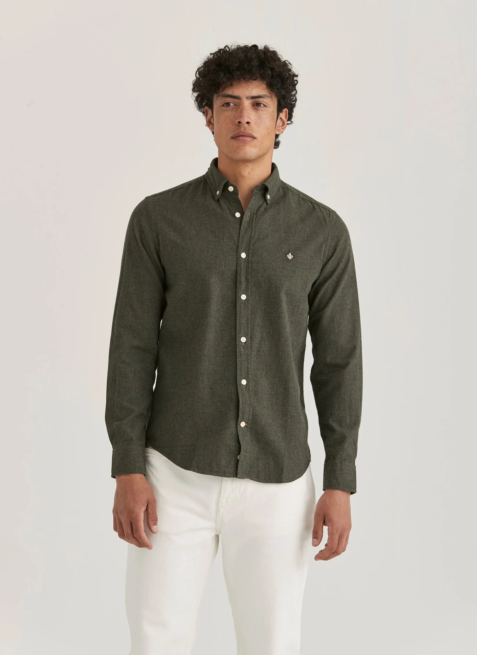 Watts Flannel Shirt, Olive