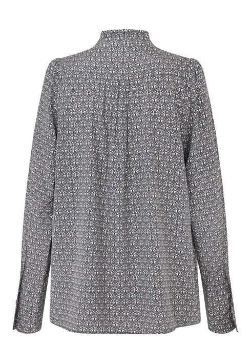 ROBERTA RUFFLE SHIRT, WILLOW