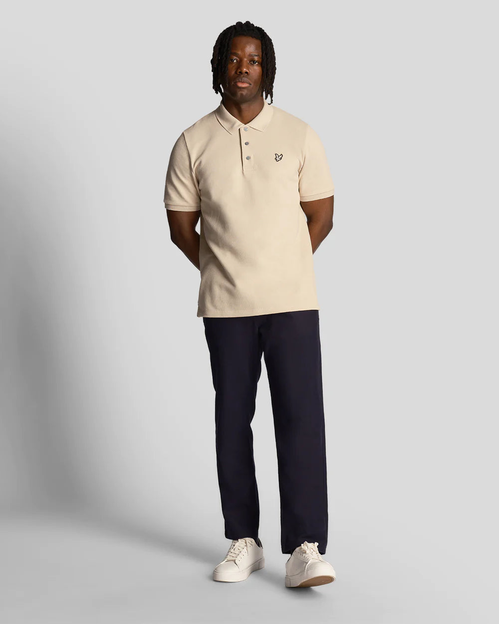 Flatback Pique Polo Shirt, Discovery Khaki