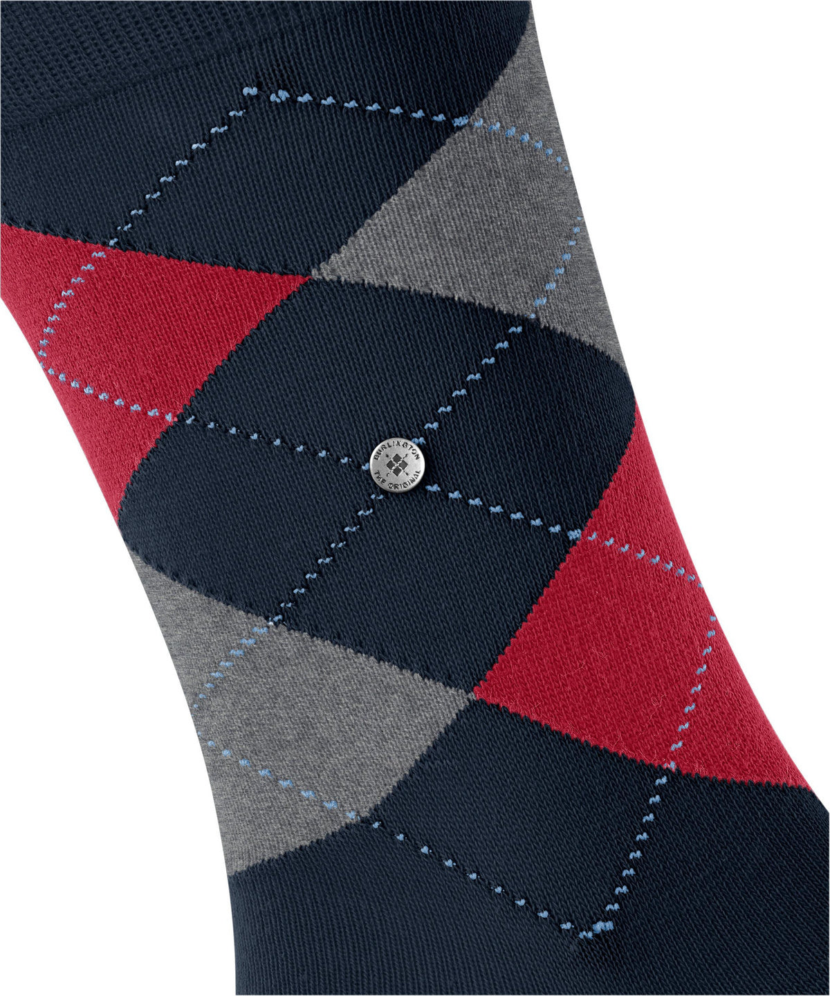 King Socks, Navy/Red