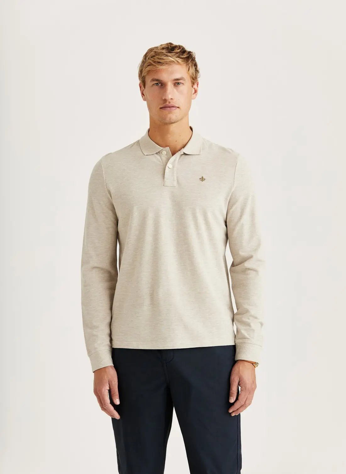 Camden LS Polo Shirt, Khaki