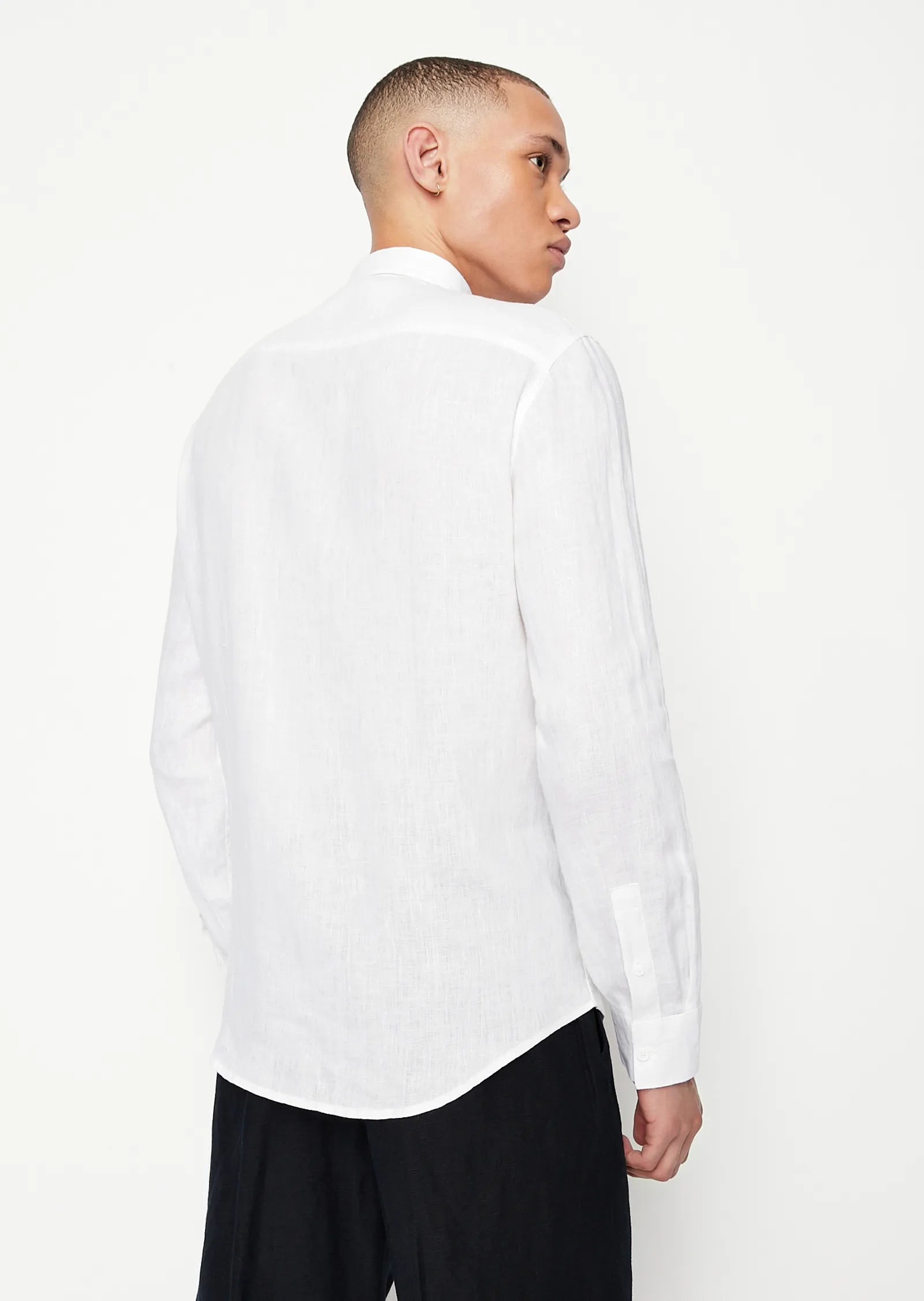Man Woven Shirt, White