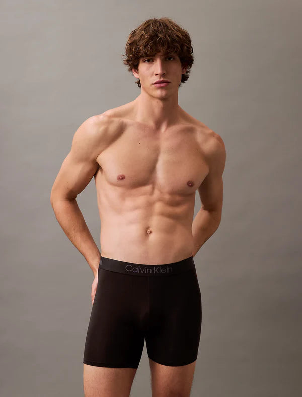 BOXER BRIEF 3 PACK, BLACK