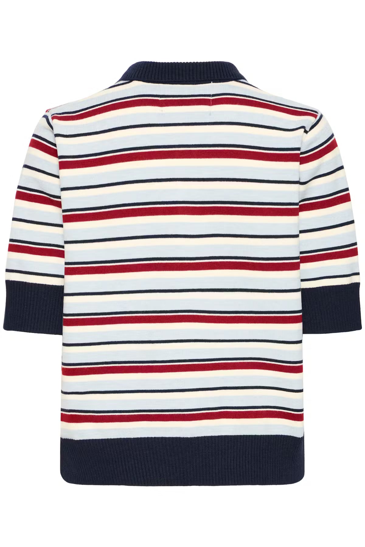 BAMARIETTA KNIT POLO, CELESTIAL BLUE