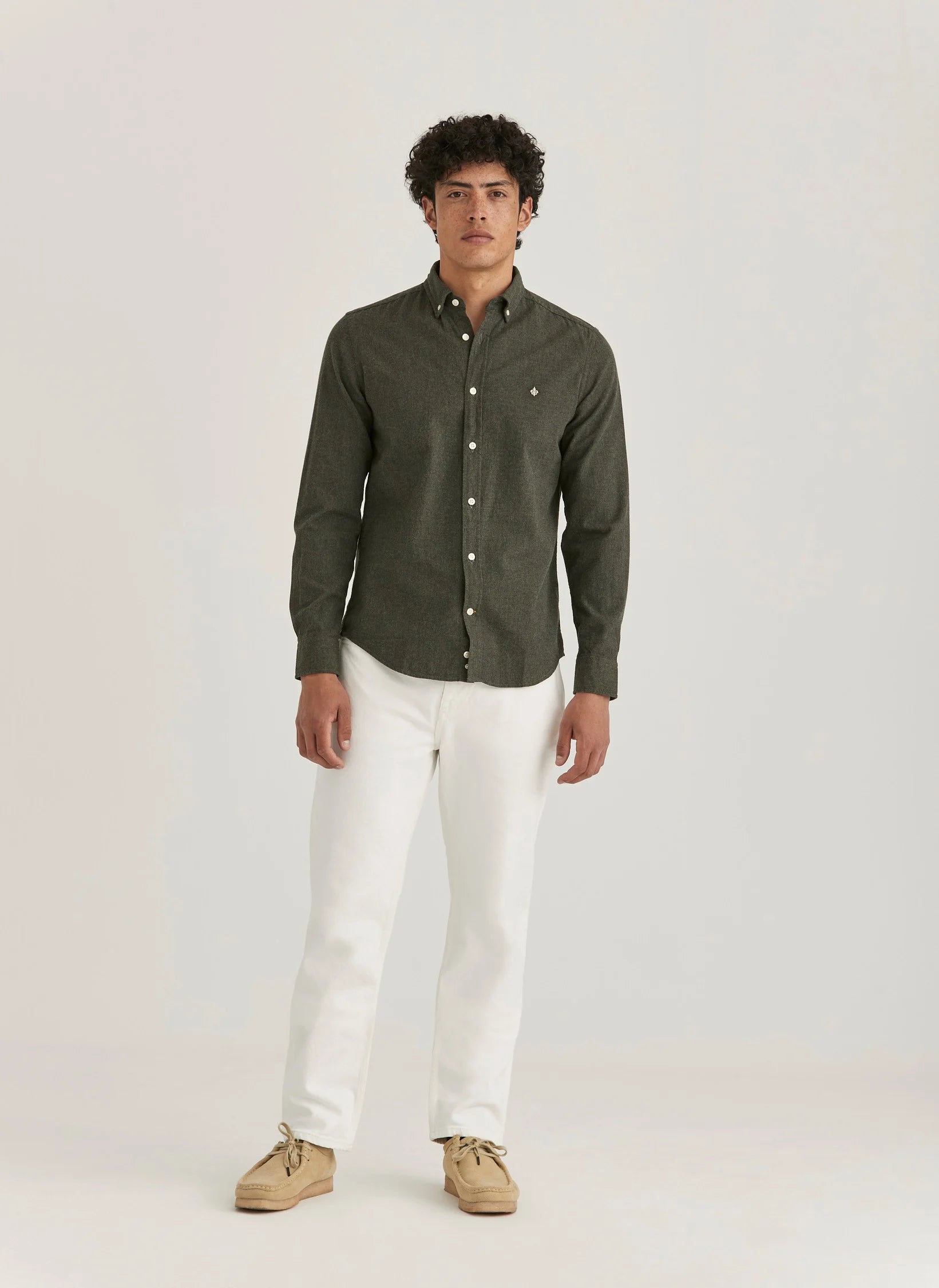 Watts Flannel Shirt, Olive