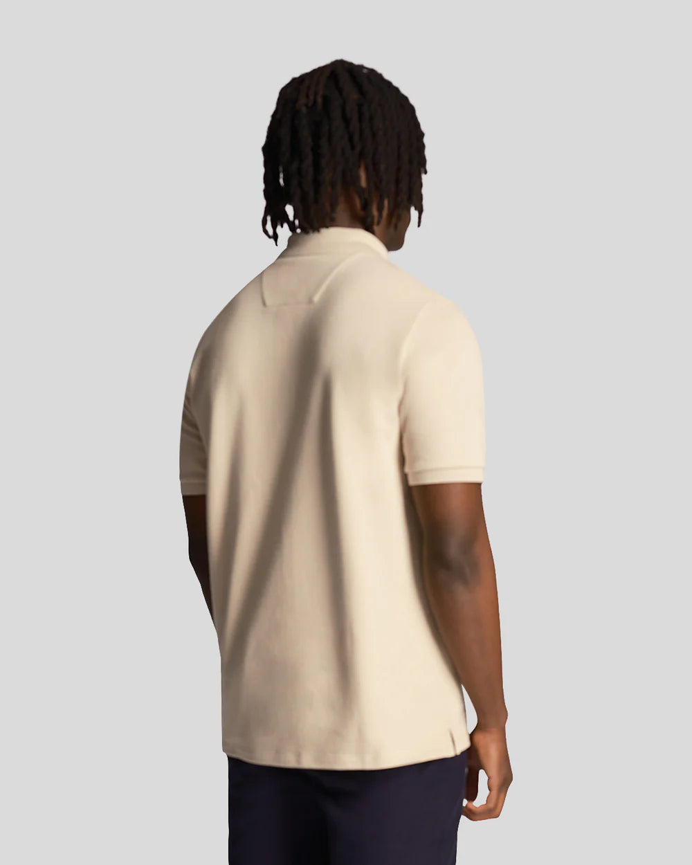 Flatback Pique Polo Shirt, Discovery Khaki