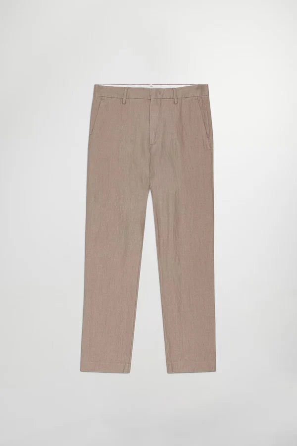 THEO LINEN 1454 TROUSERS, GREIGE
