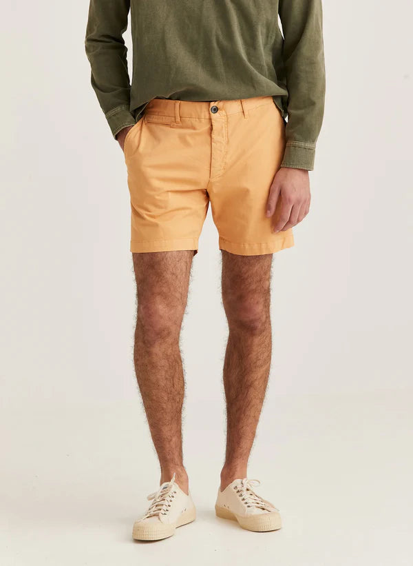 LT. TWILL CHINO SHORTS, ORANGE
