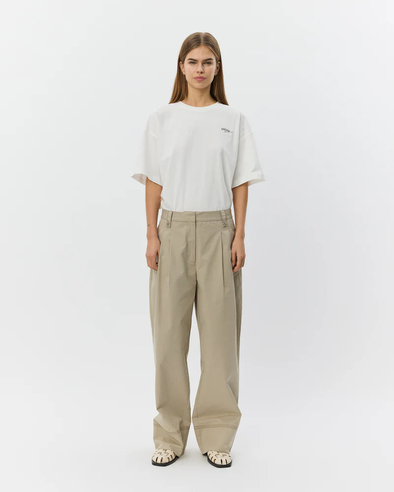 VERA BOXY T-SHIRT, SNOW WHITE