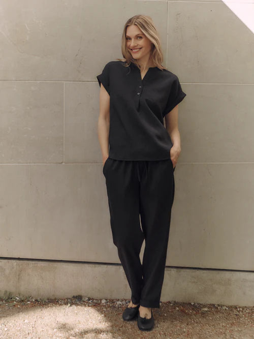 TALIA MW TROUSERS, BLACK