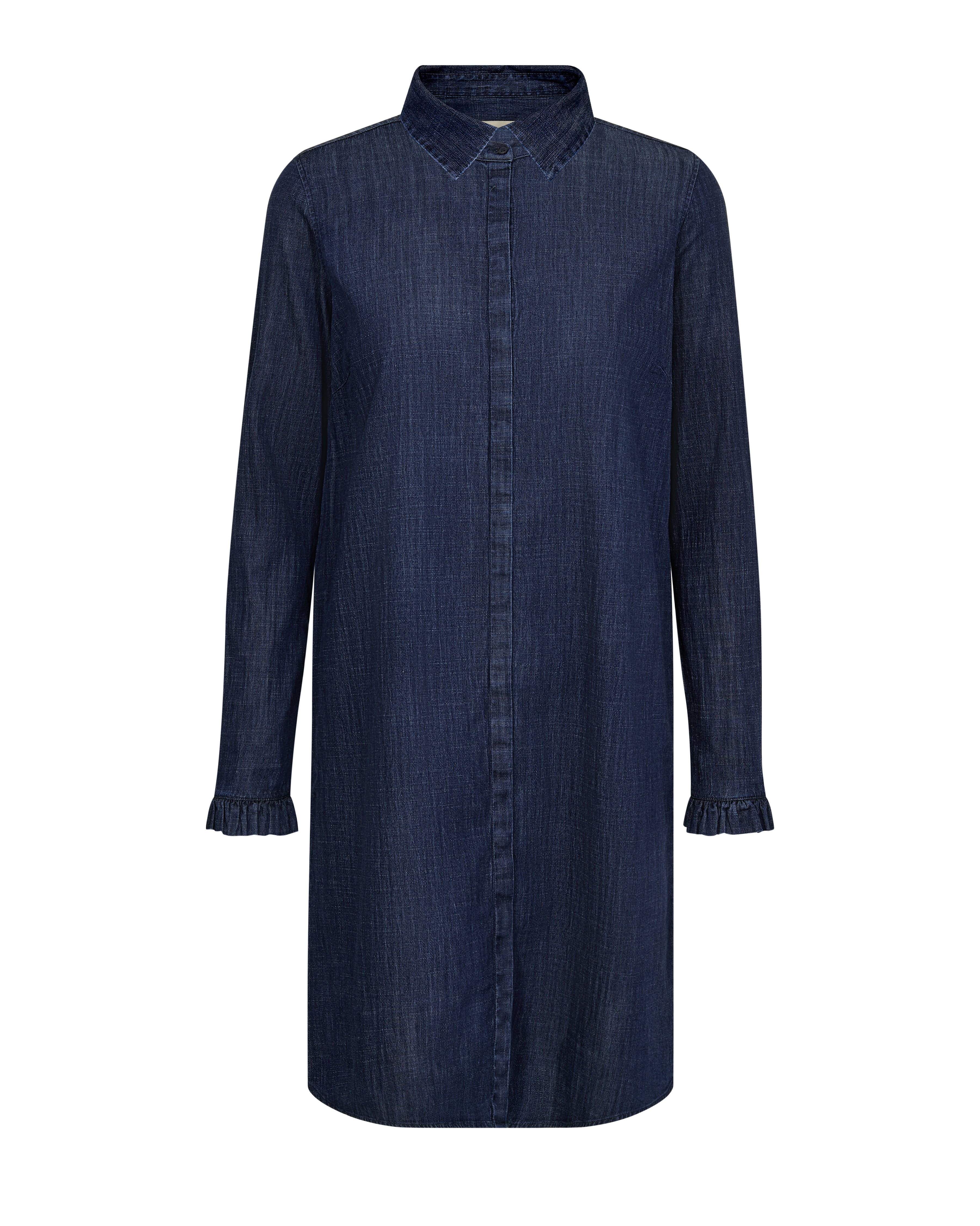 MATTIE FLIP DENIM DRESS, DARK BLUE